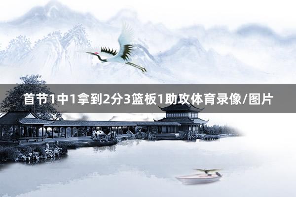 首节1中1拿到2分3篮板1助攻体育录像/图片