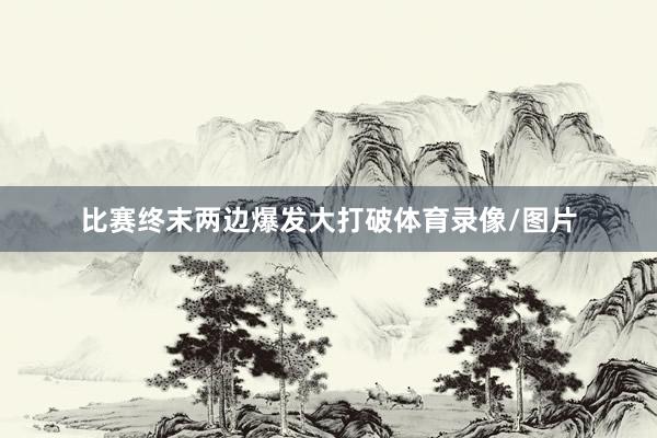 比赛终末两边爆发大打破体育录像/图片