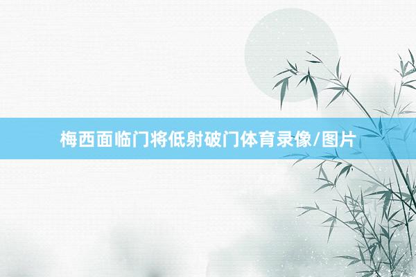 梅西面临门将低射破门体育录像/图片