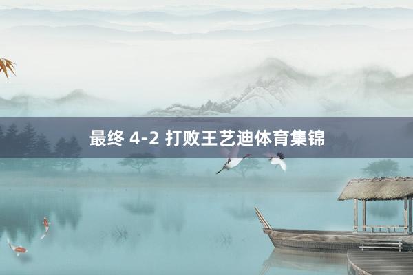 最终 4-2 打败王艺迪体育集锦