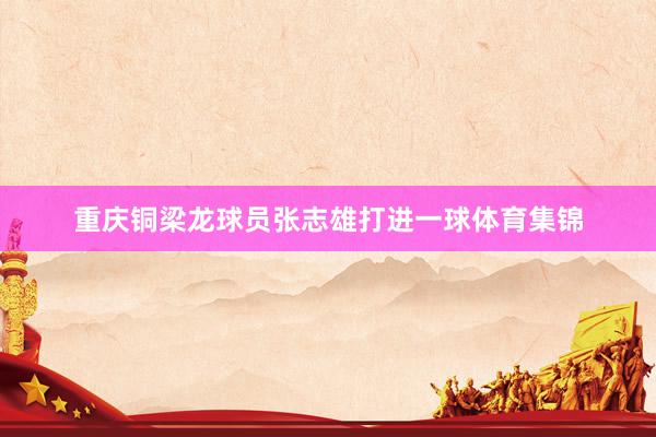 重庆铜梁龙球员张志雄打进一球体育集锦