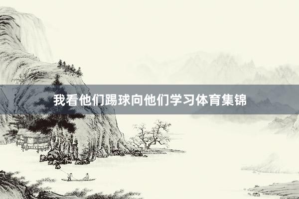 我看他们踢球向他们学习体育集锦