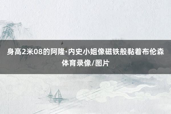 身高2米08的阿隆·内史小姐像磁铁般黏着布伦森体育录像/图片