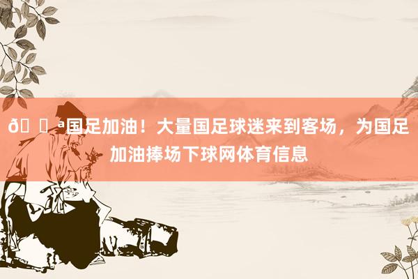 💪国足加油！大量国足球迷来到客场，为国足加油捧场下球网体育信息