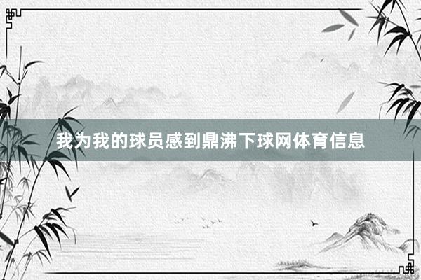 我为我的球员感到鼎沸下球网体育信息