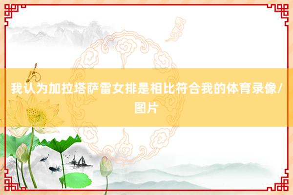 我认为加拉塔萨雷女排是相比符合我的体育录像/图片