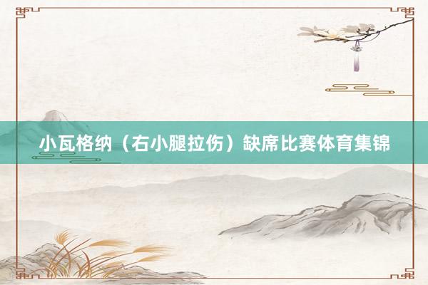 小瓦格纳（右小腿拉伤）缺席比赛体育集锦