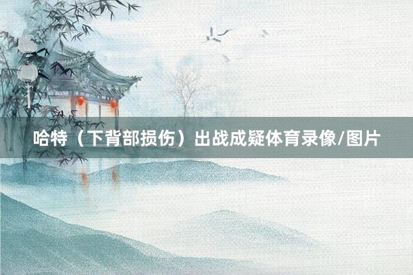 哈特（下背部损伤）出战成疑体育录像/图片