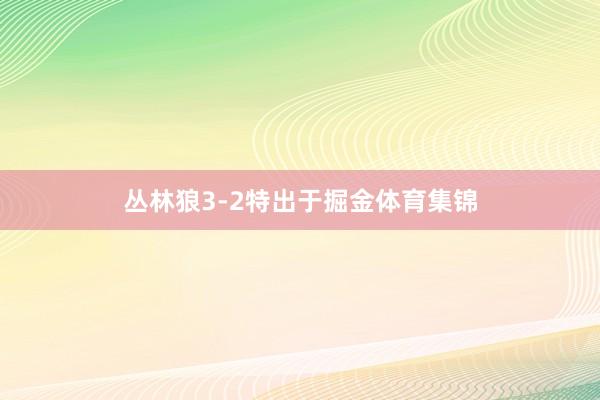 丛林狼3-2特出于掘金体育集锦